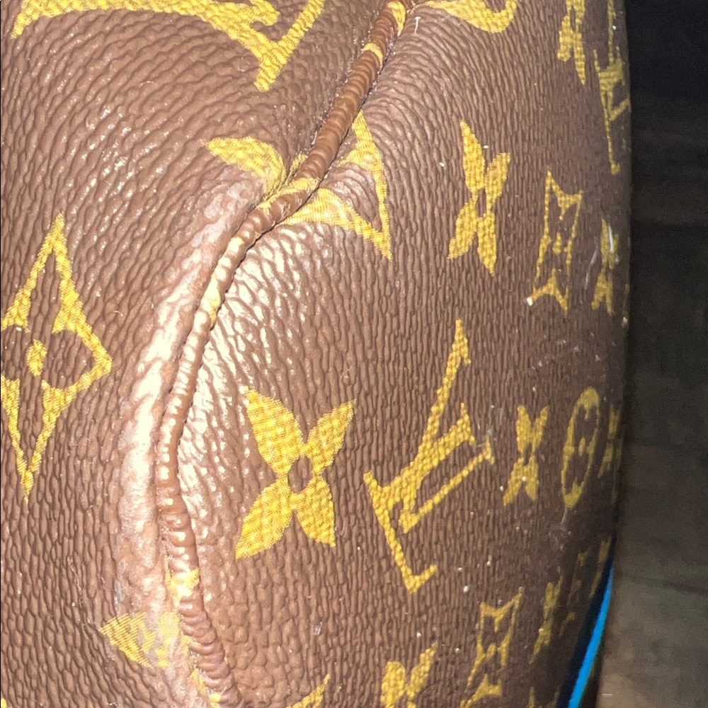 Louis Vuitton Monogram MM Neverful - Brown and Blue - Picture 5 of 16